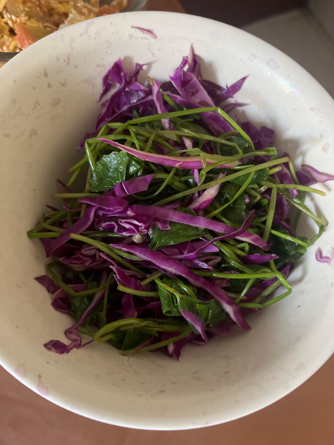 凉拌紫甘蓝
