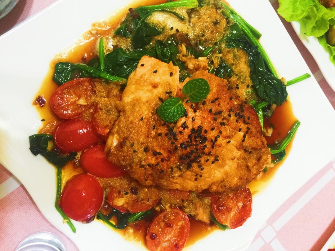 姜汁蜂蜜三文鱼【食材包操作说明】