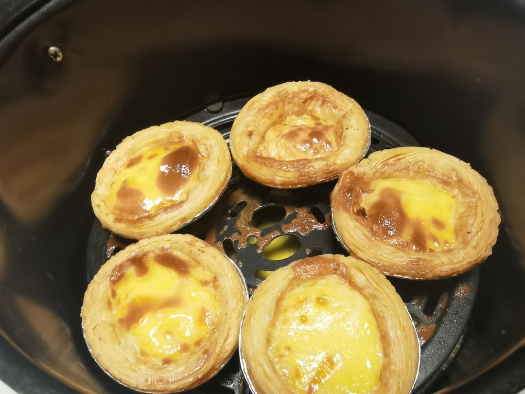 空气炸锅版全蛋葡式蛋挞『秒杀KFC』悠伴空气炸锅