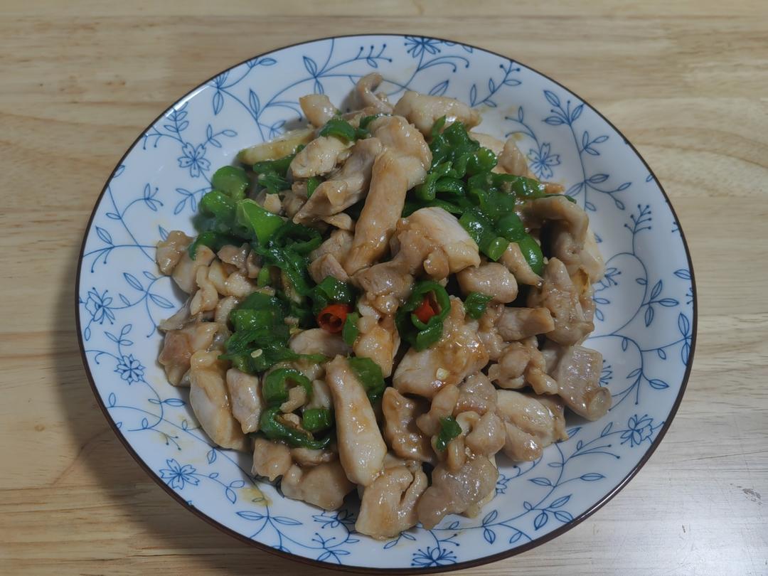 青椒炒鸡腿肉（大厨级别）