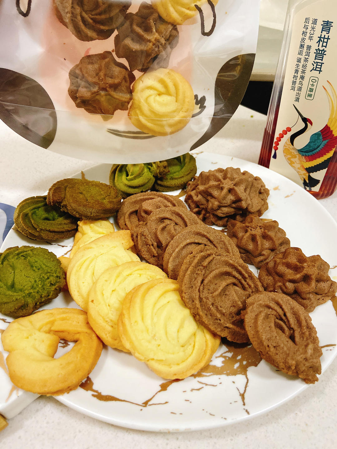 零失败花纹超级立体的黄油曲奇