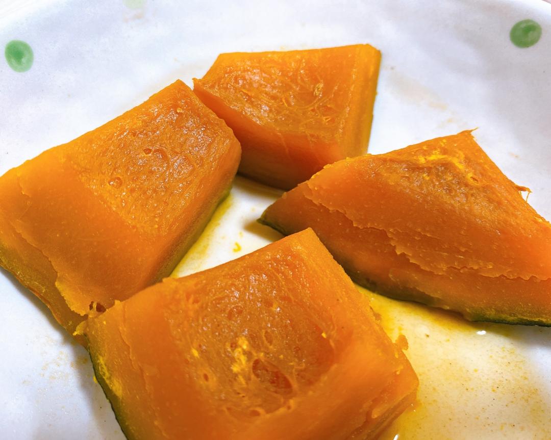 超级简单的日式煮南瓜（微波炉版）