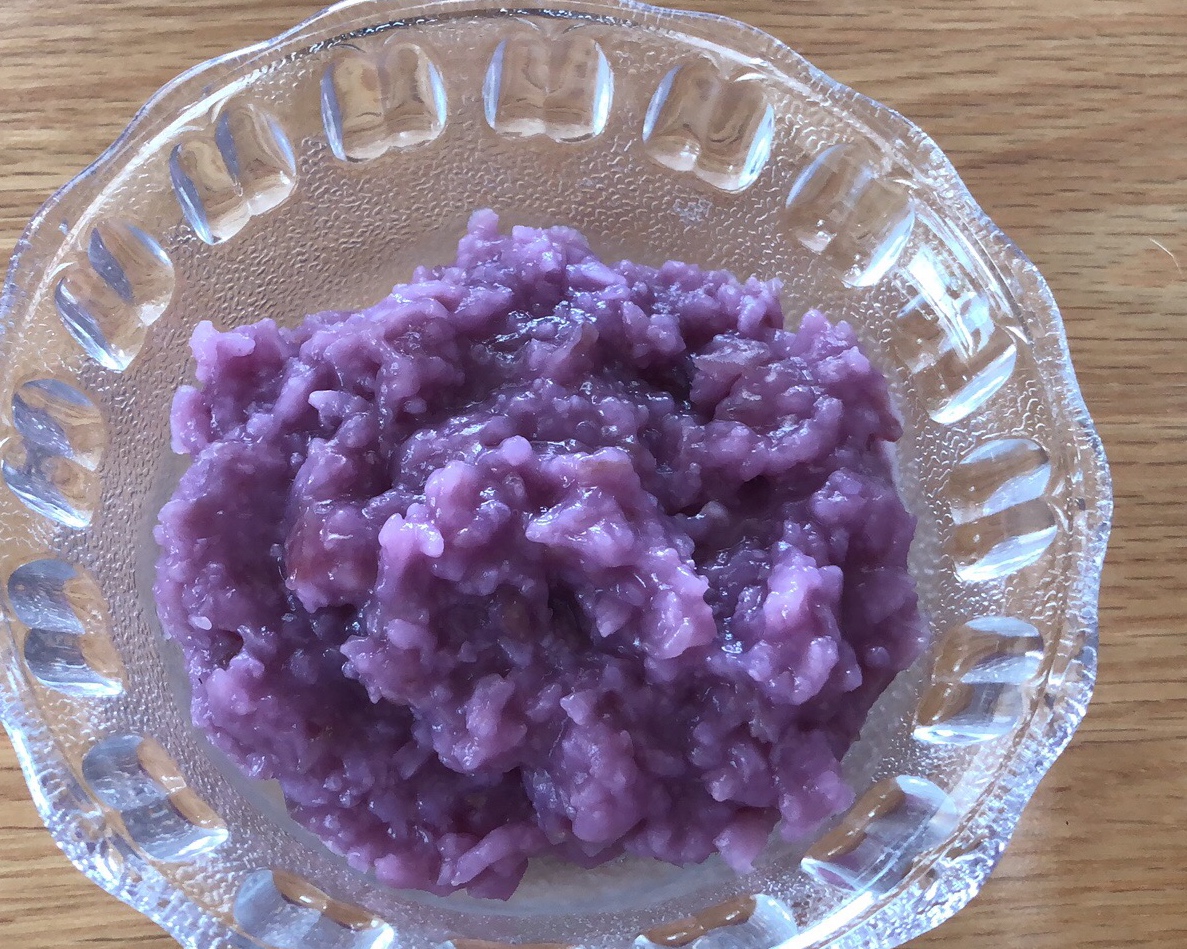 宝宝辅食之紫薯山药烂饭的做法
