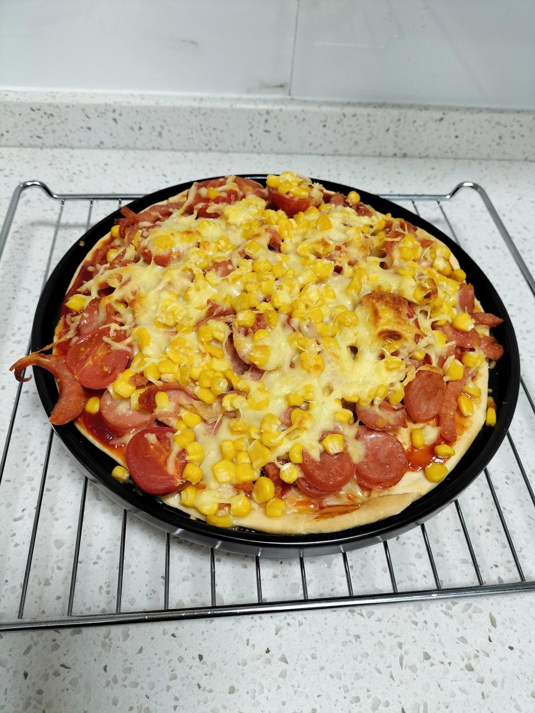 火腿披萨！
