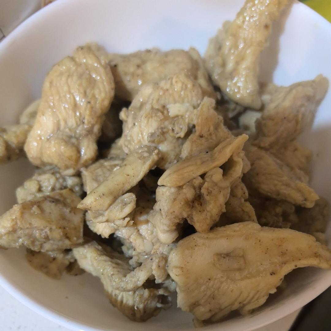 香煎十三香鸡胸肉（低油无淀粉版）