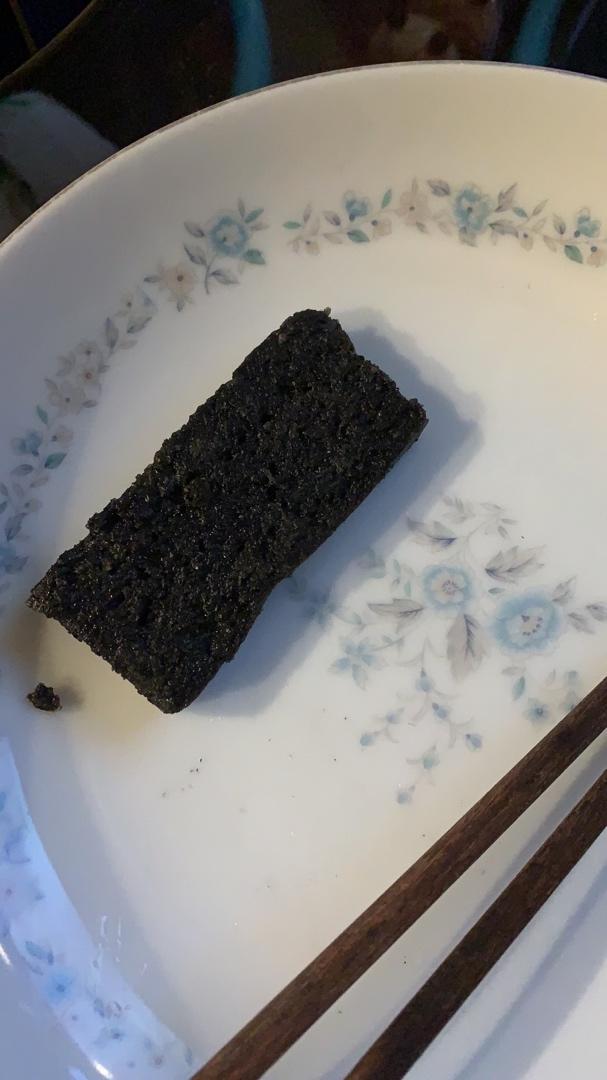 liliantse做的黑芝麻糕两部轻松搞定做芝麻糊剩下的芝麻渣