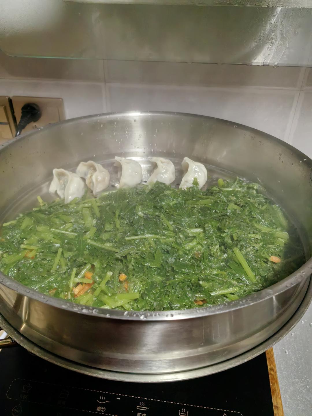 河南蒸菜 蒸茼蒿