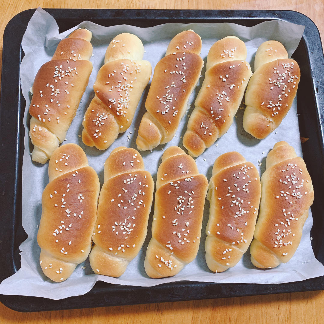 奶香牛角包—新手入门级的面包