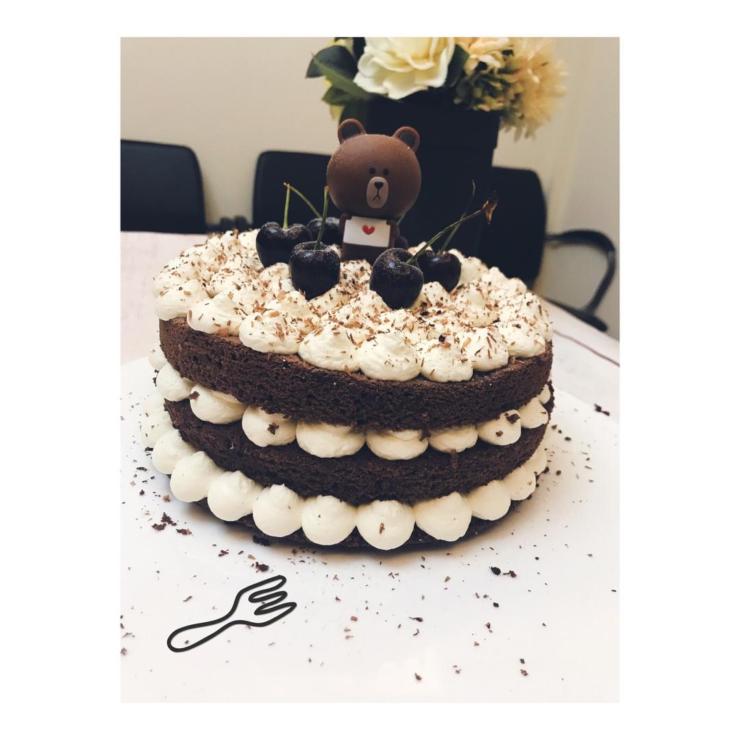 巧克力戚风蛋糕（改自《欢迎进入Grace西点红茶时间》）