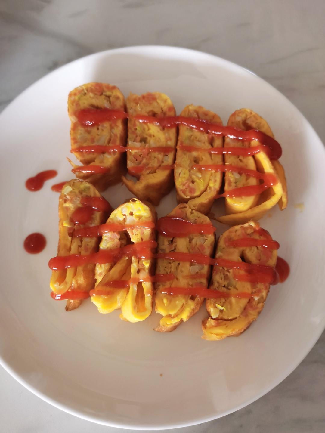 好吃好做的早餐鸡蛋卷
