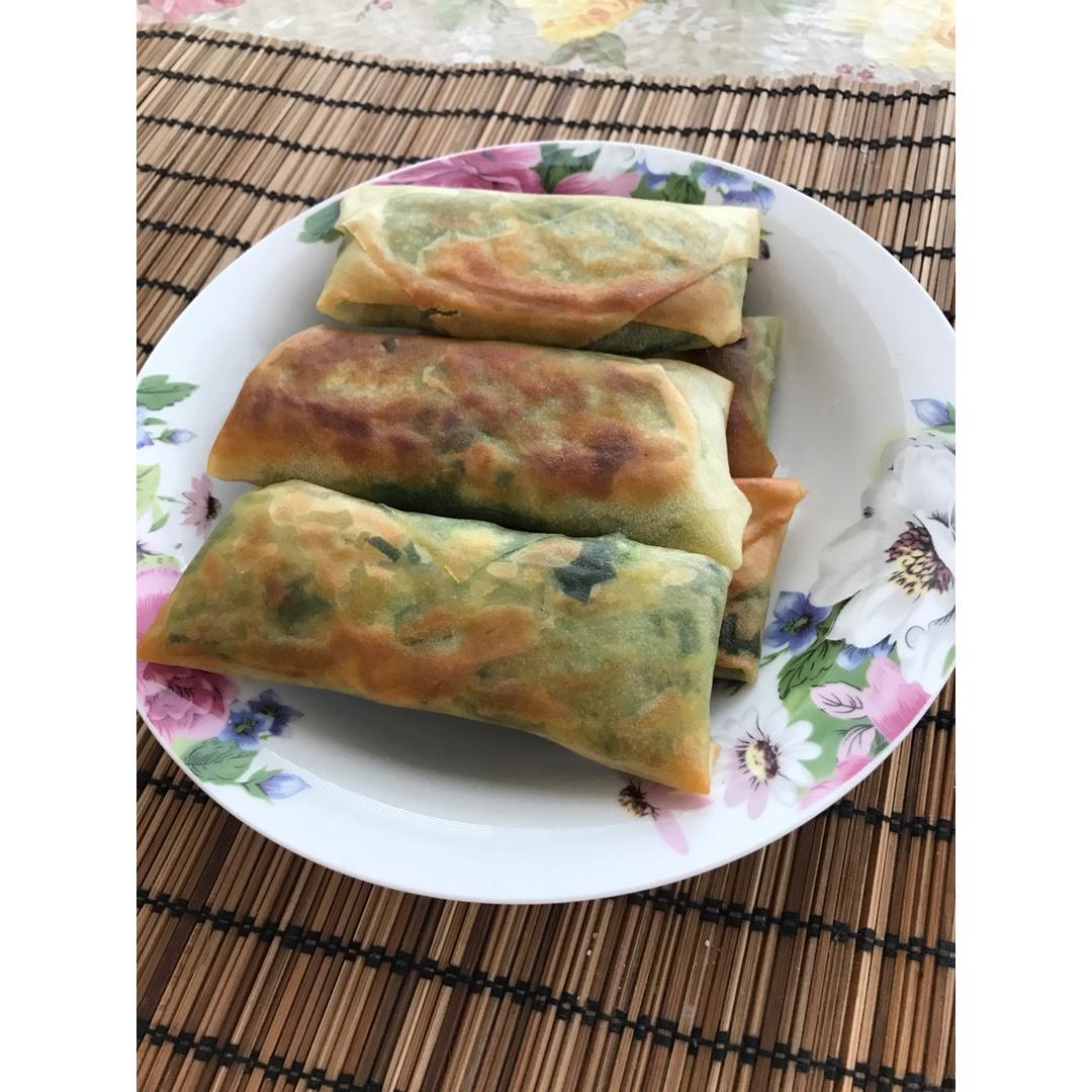 春卷皮～韭菜盒子