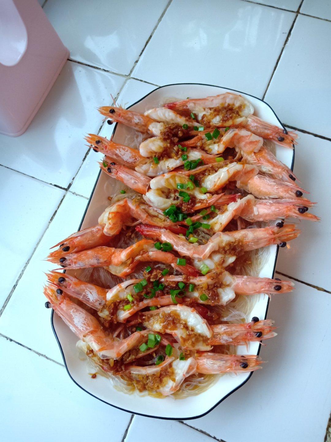 蒜蓉粉丝蒸虾