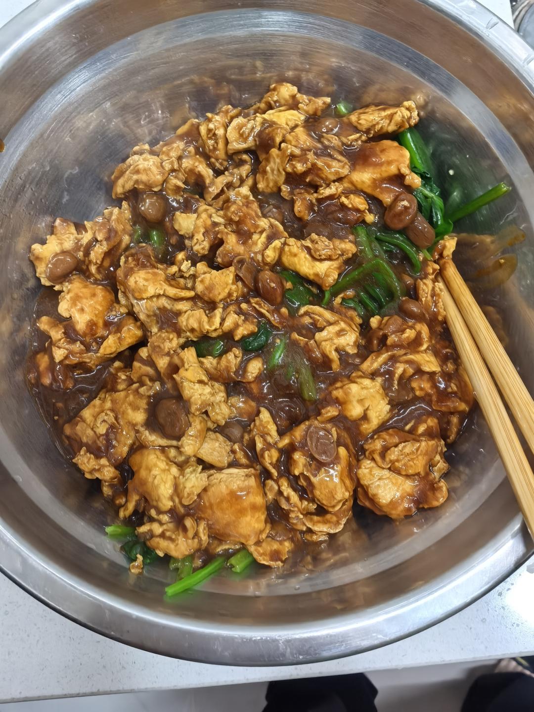 蛋酱菠菜