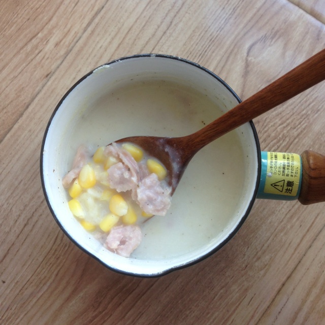 火腿玉米浓汤