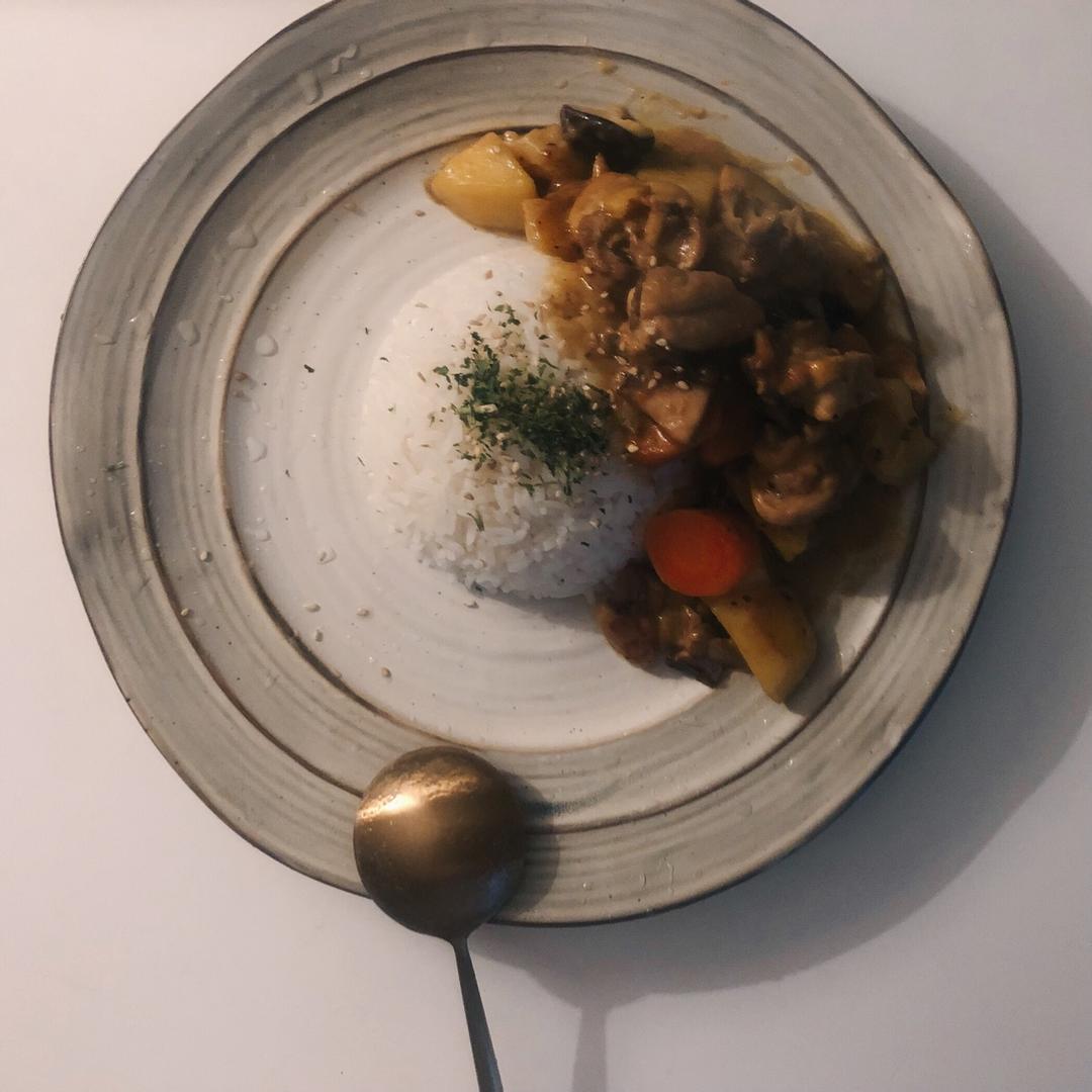 日式鸡肉咖喱饭