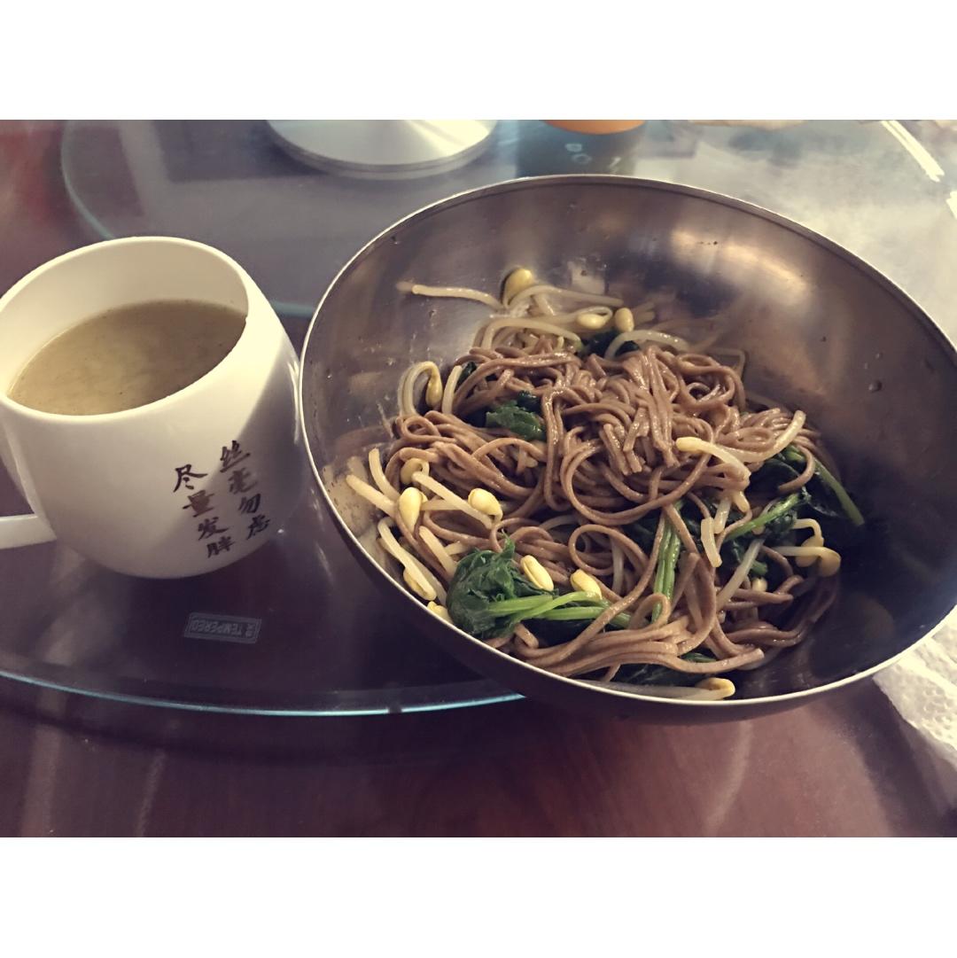 菠菜拌粉丝