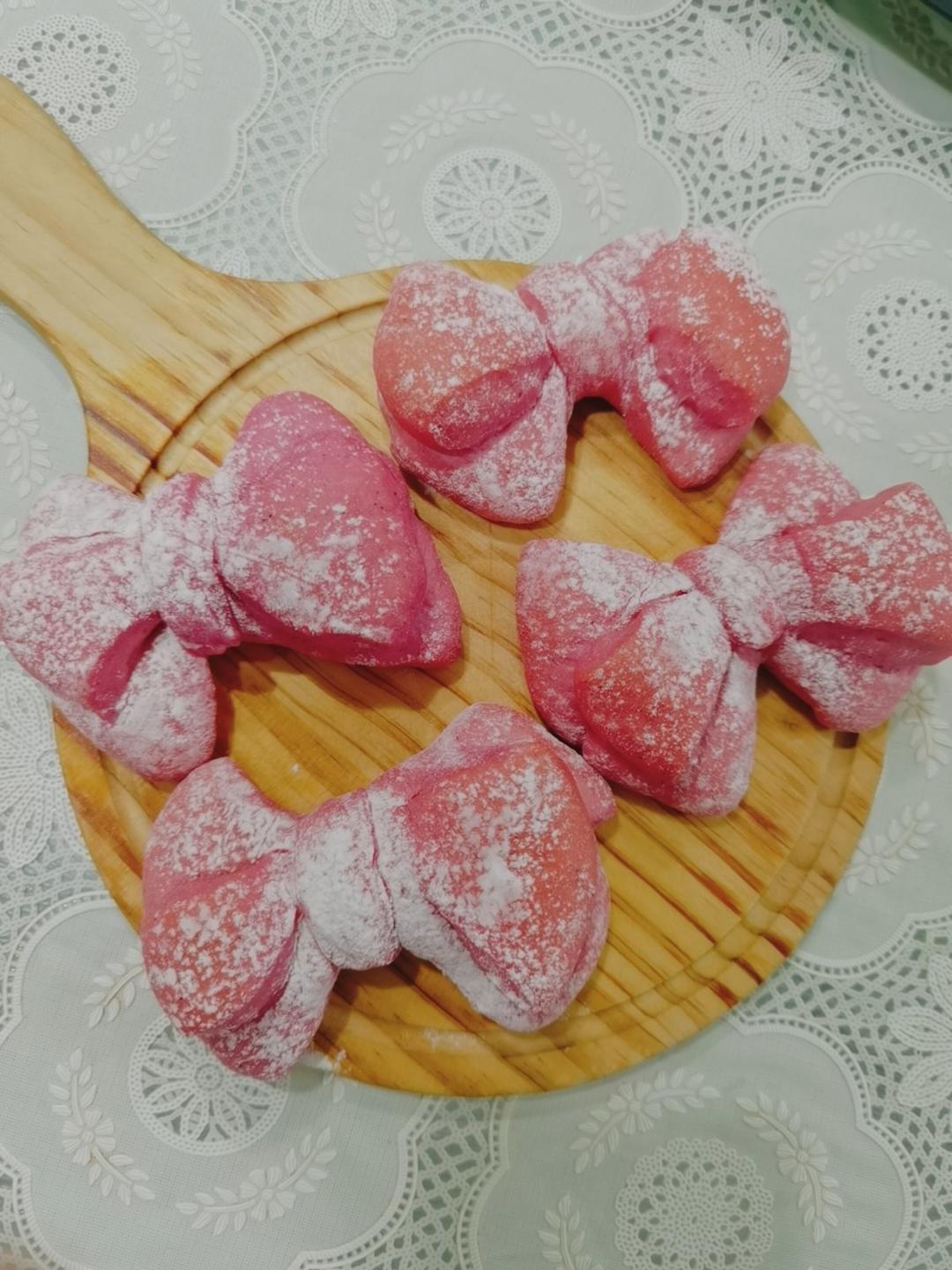 🎀新手友好—老阿姨的少女心蝴蝶结面包（多图详细）