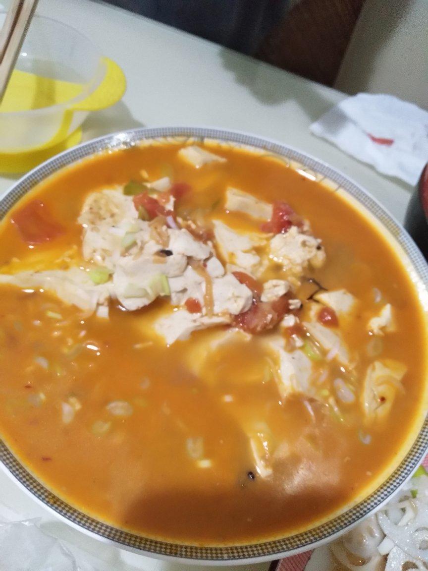 番茄汁炖豆腐