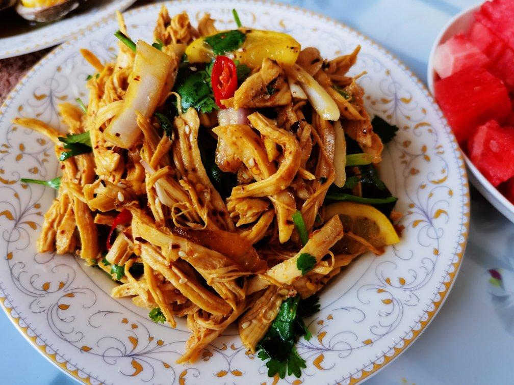 柠香椒麻手撕鸡 酸辣开胃