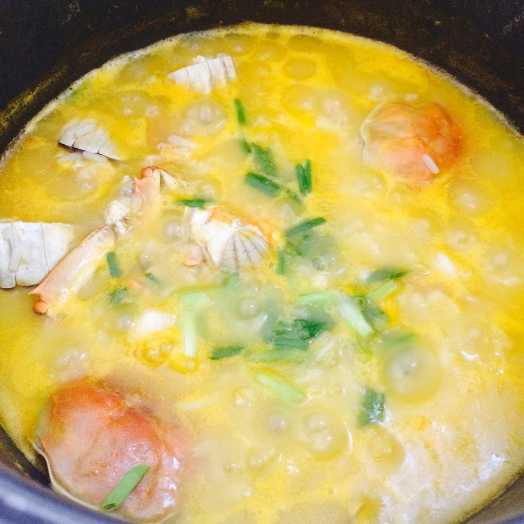 丽妈版：大闸蟹砂锅粥