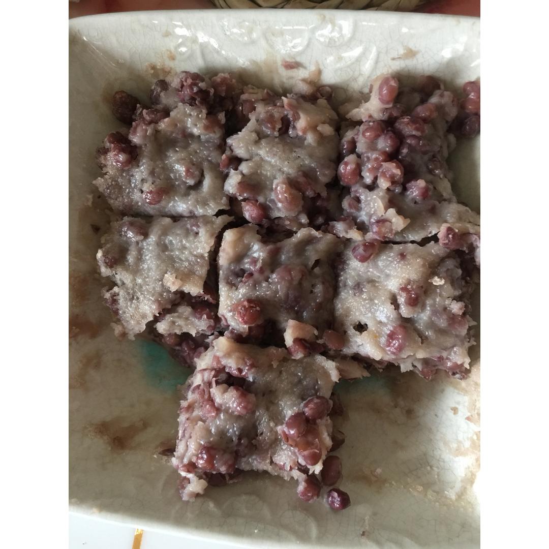 红豆米粉松糕，宋美龄晚年最爱的糕点