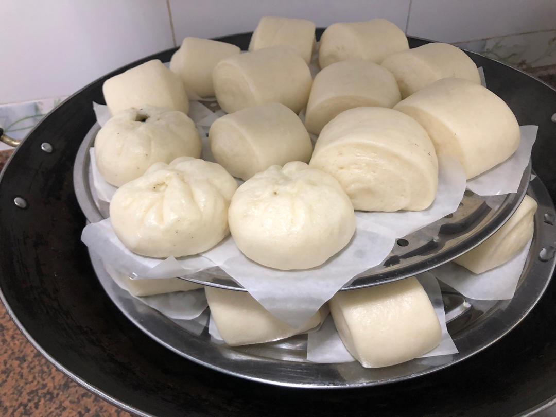 绵软牛奶馒头