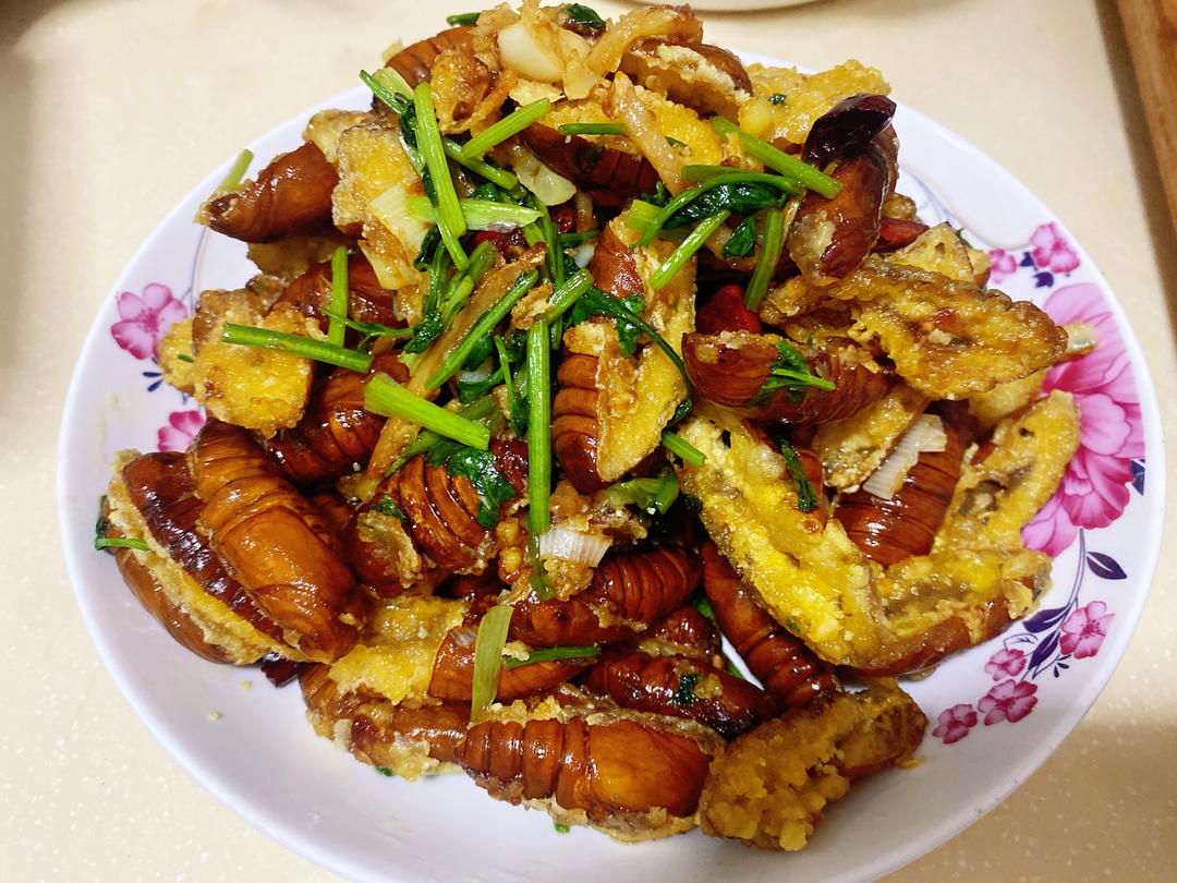 91秒懂的开边蚕蛹做法