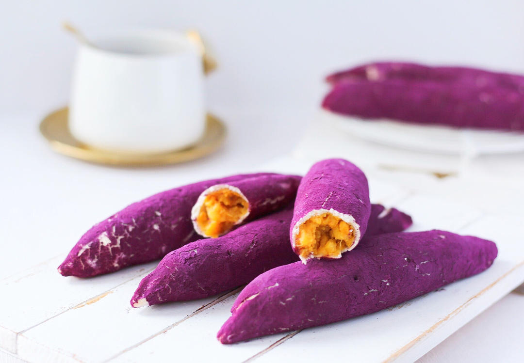 网红韩式红薯面包