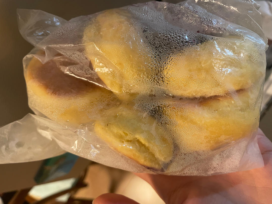 宝宝辅食:蓝莓山药饼