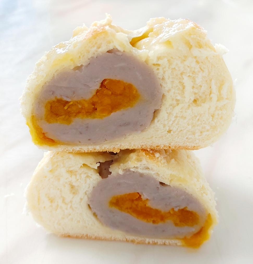 芋泥咸蛋黄软欧包