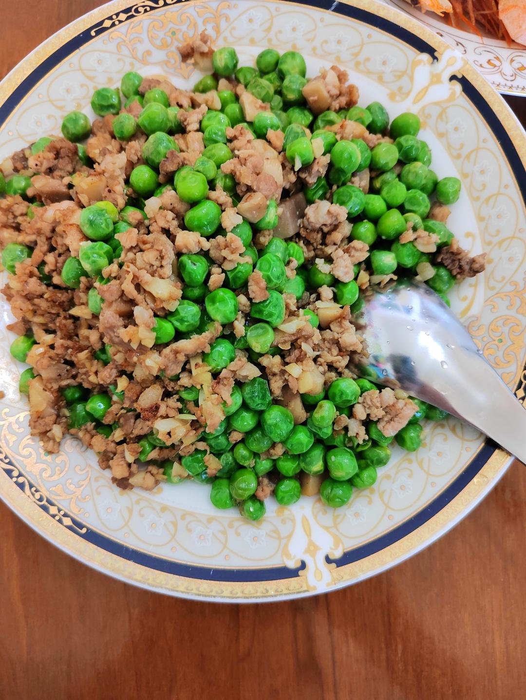 豌豆肉末｜酱香浓郁和清新鲜甜完美融合！