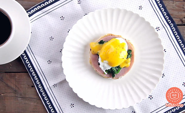 班尼迪克蛋｜太阳猫早餐的做法