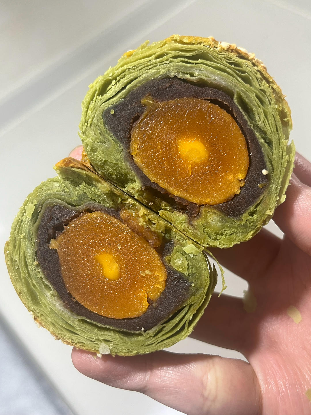 超简单 免揉 酥掉渣的蛋黄酥(超详细附全程视频)不破酥『万能酥皮』