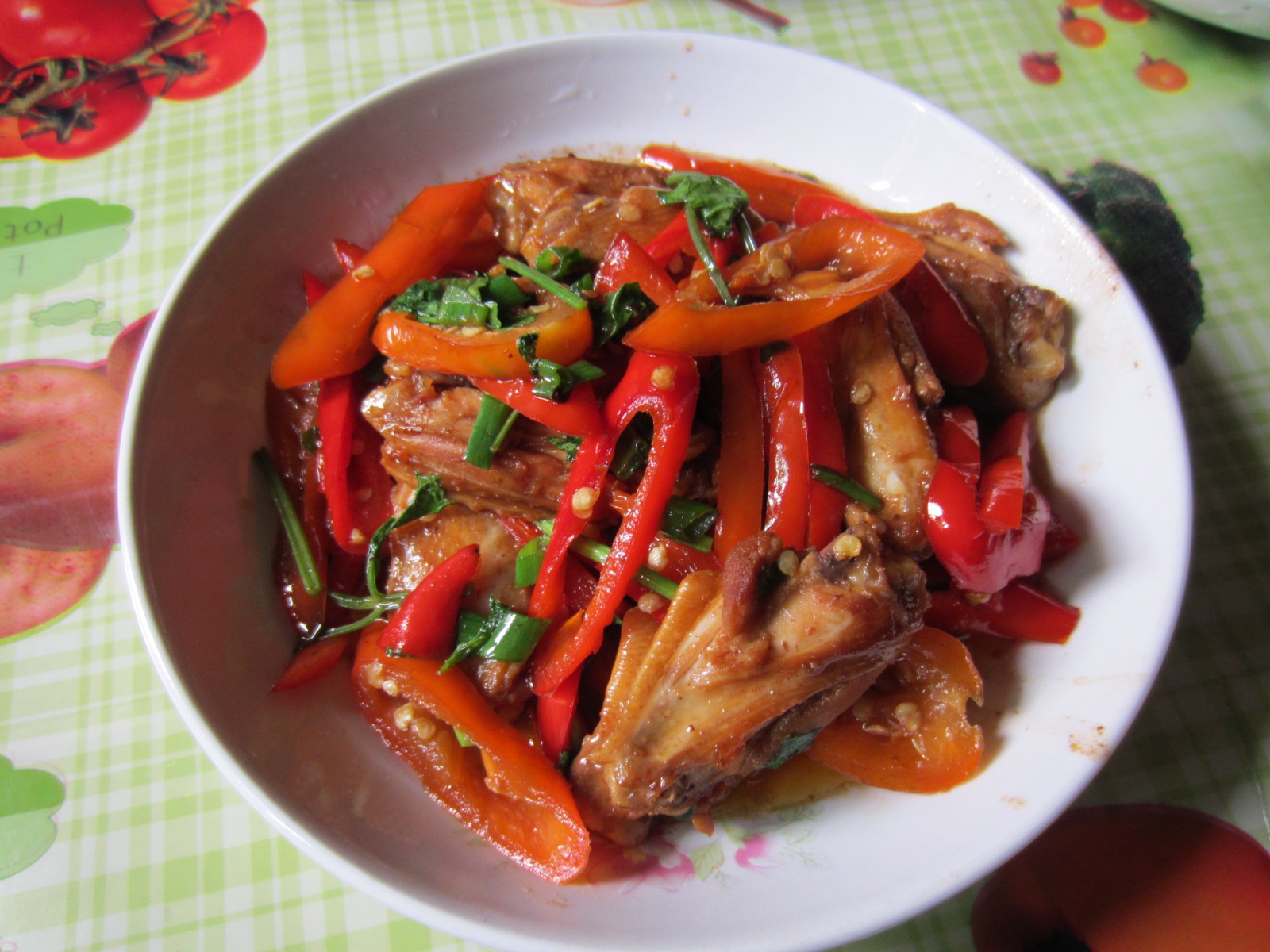 辣椒炒鸡翅