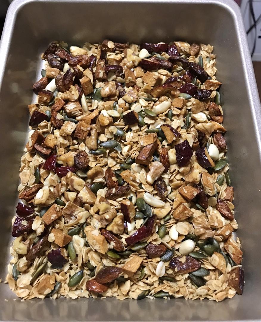 什锦granola烤燕麦片丨健康·零食