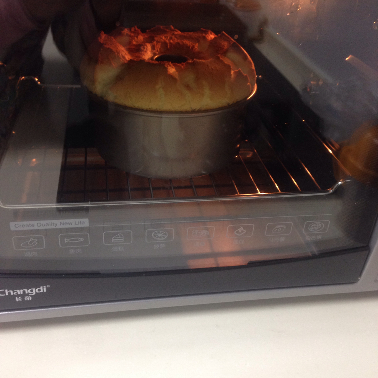 原味戚风蛋糕 女侠森森