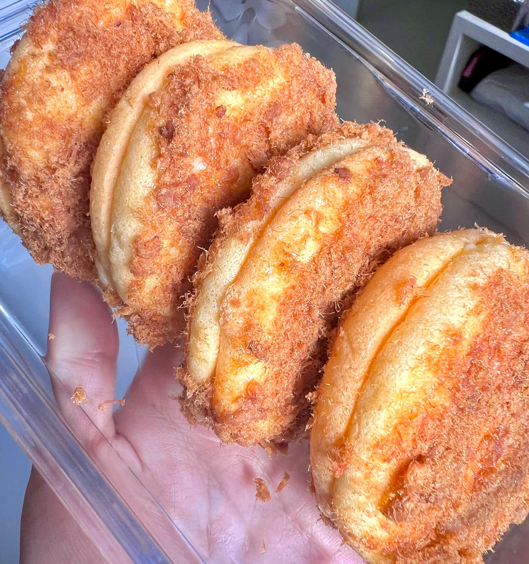 简单快手-媲美鲍师傅-海苔肉松小贝