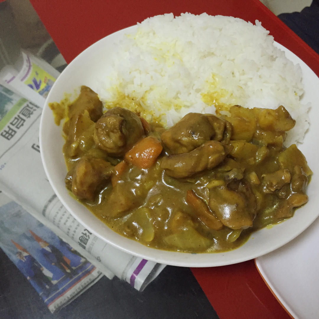 咖喱鸡饭