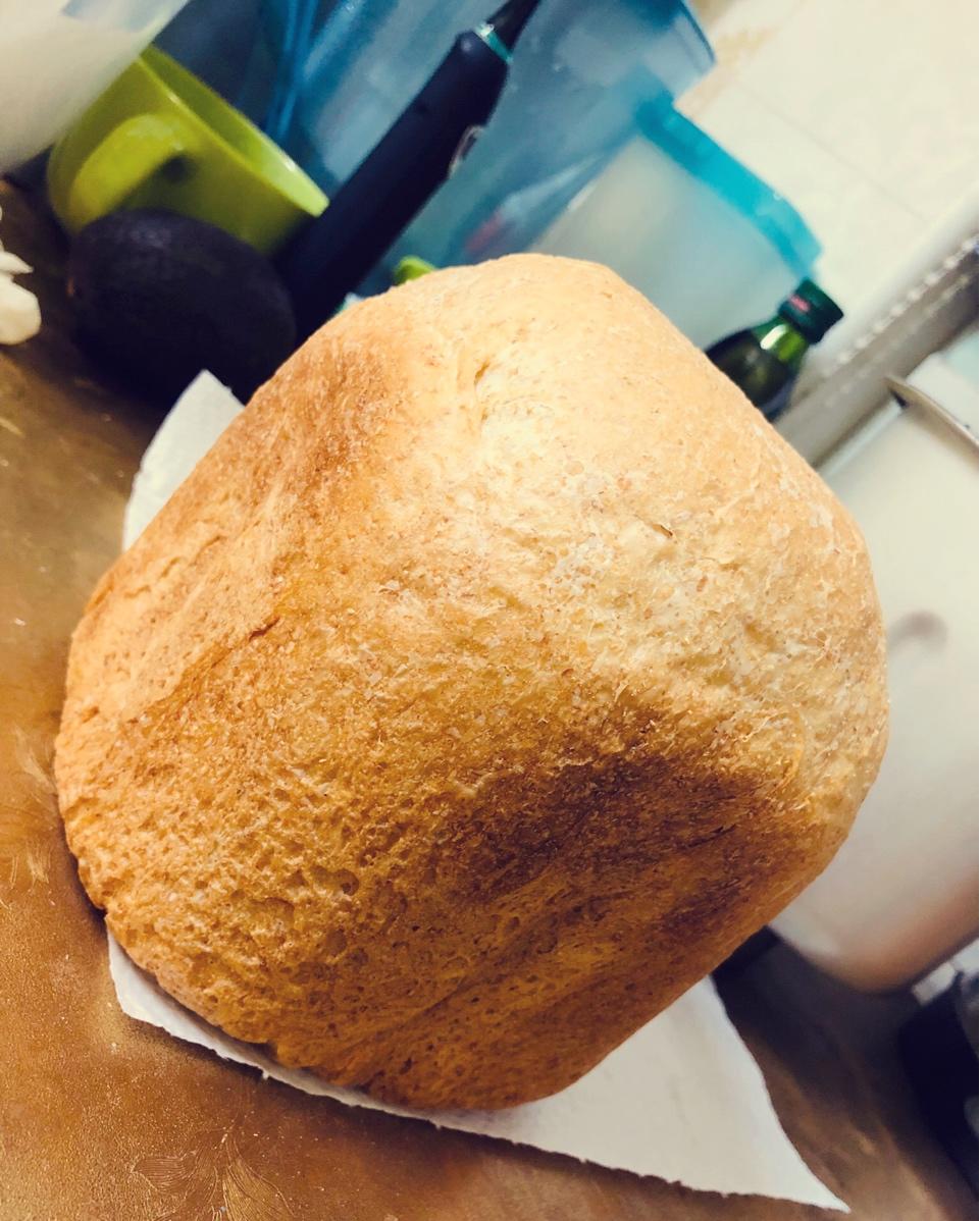 无油无糖全麦面包（面包机版）