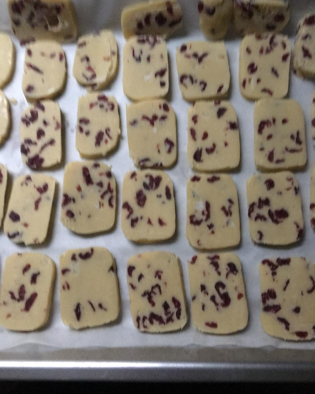 低糖少油版蔓越莓饼干