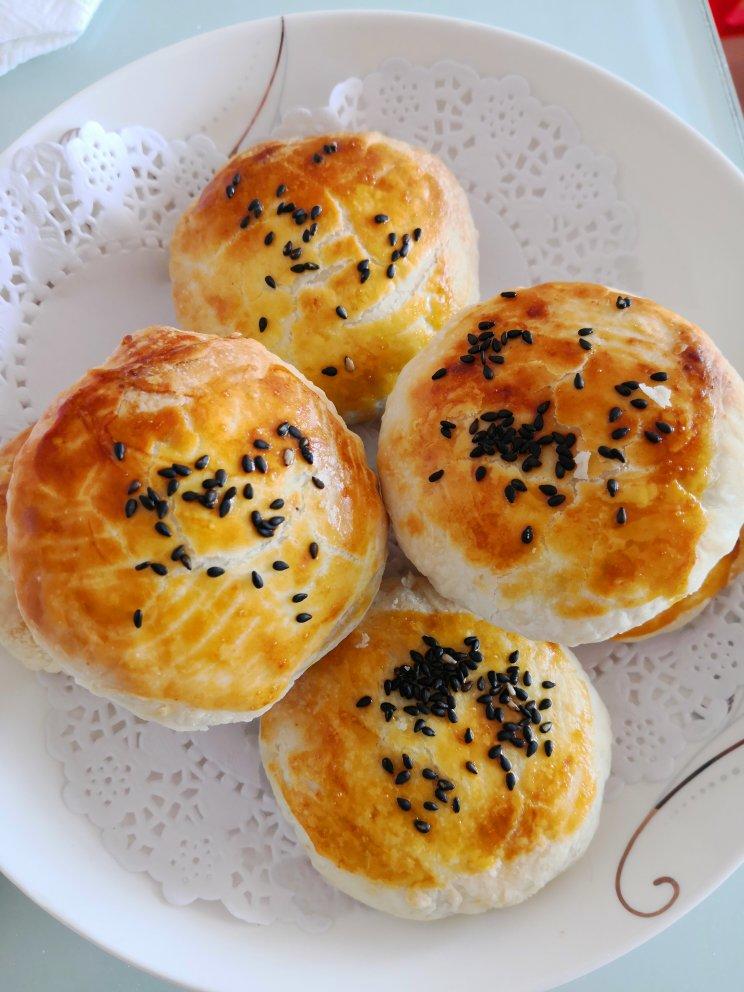 酥掉渣皮 内馅细腻 | 酥皮绿豆饼