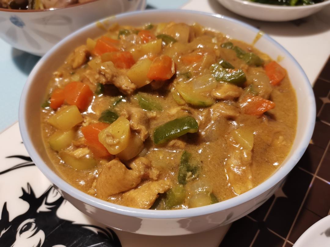土豆咖喱鸡肉