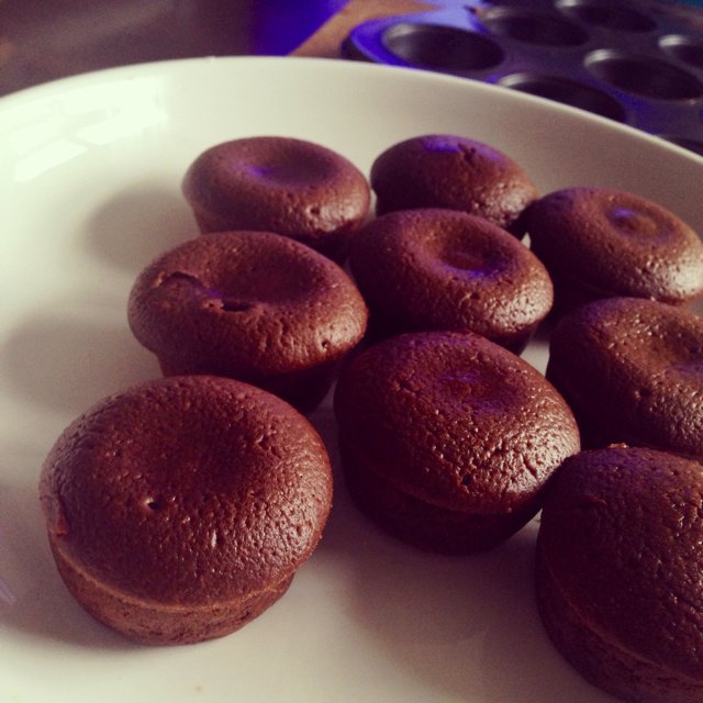 莫尼卡美食厨房：爆浆巧克力蛋糕