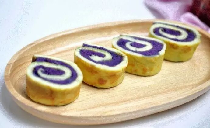 萌萌紫薯卷
