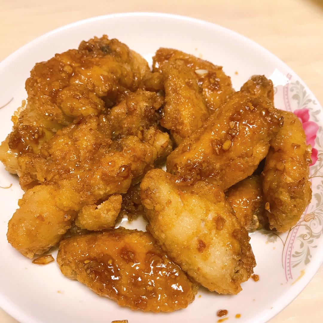 韩式蒜香炸鸡翅