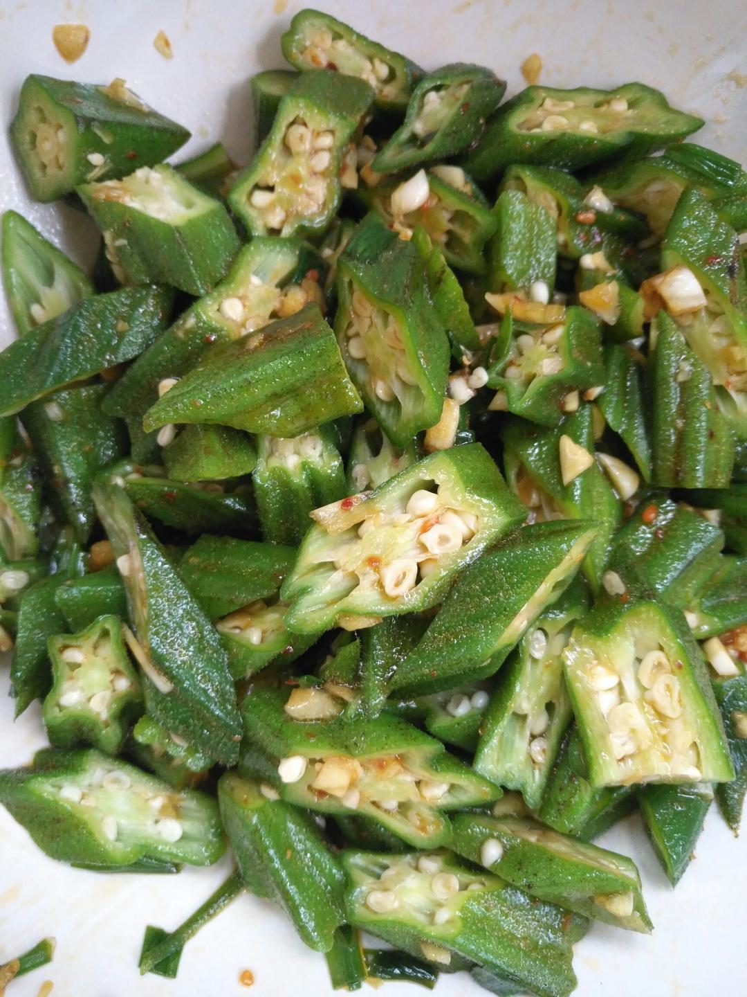 凉拌秋葵