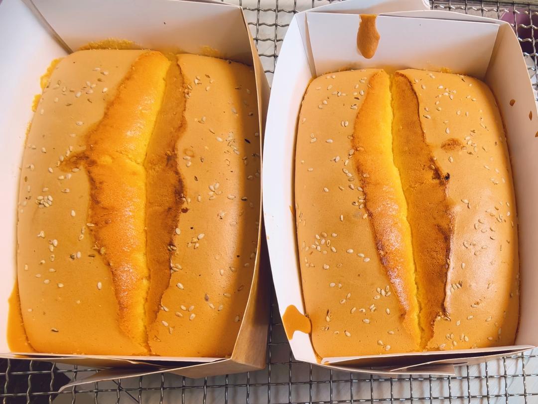 无泡打粉的金枕蛋糕—一次成功零失败