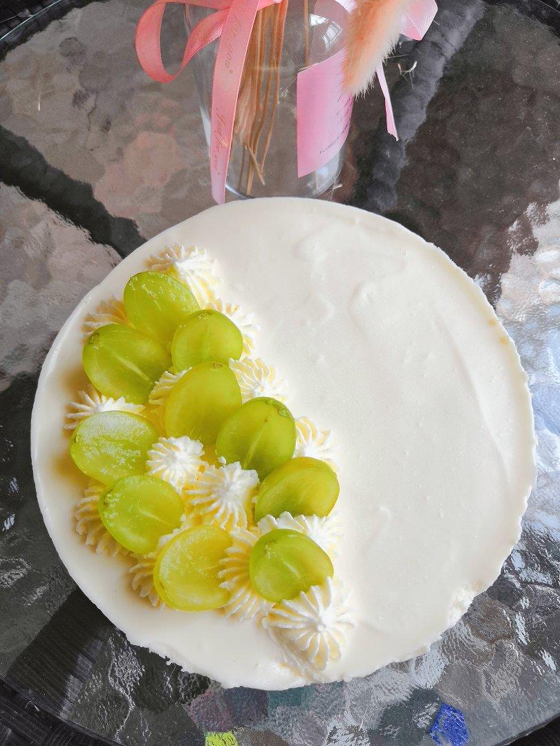 搬运【青提酸奶慕斯蛋糕】—cooking tree