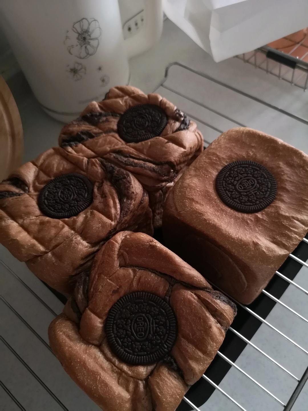 🍞巧克力奥利奥乳酪吐司｜口味升级｜大满足