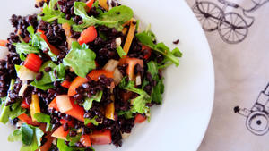 黑米健康蔬菜沙拉的做法 步骤4